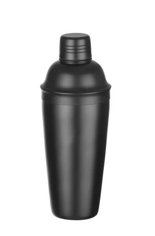 3-dijelni Cobbler shaker, BarUp, Crna, ⌀85x(H)240mm