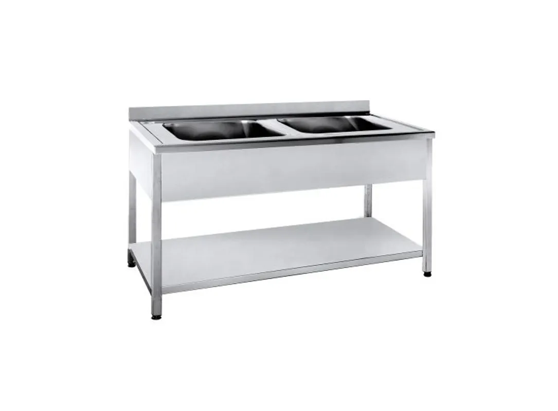 SUDOPER 2 KORITA INOX 160CM