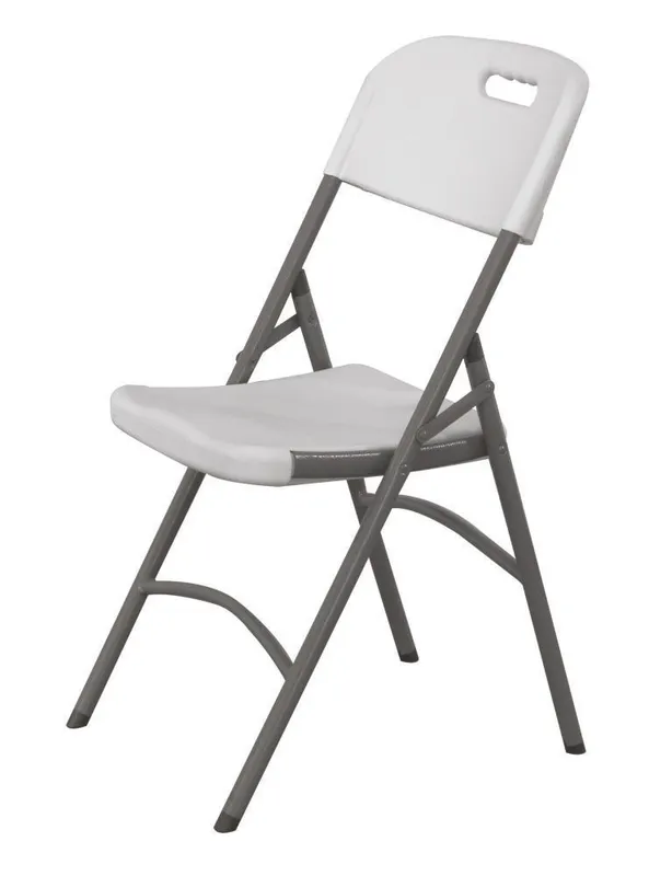 Ugostiteljska stolica, HENDI, Max. nosivost 180 kg., Bijela, 540x440x(H)840mm