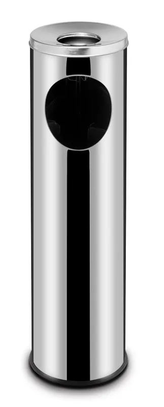 Samostojeća kanta za otpatke s pepeljarom, HENDI, 15L, ⌀200x(H)700mm