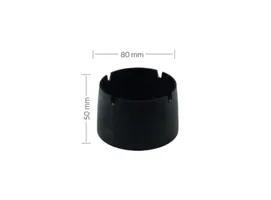PEPELJARA CRNA STRONG AND STACKABLE 8 CM 6 komada