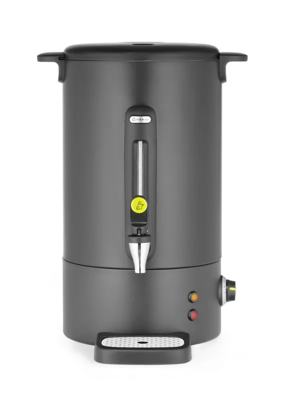 Grijač za tople napitke mat crni – Dizajn tvrtke Bronwasser, HENDI, 16L, Crna, 220-240V/1650W, 357x380x(H)502mm