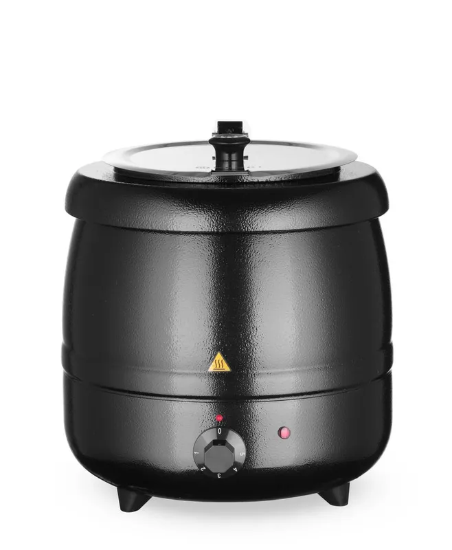 Kotlić za juhu, HENDI, Kitchen Line, 8L, Crna, 230V/400W, ⌀330x(H)363mm