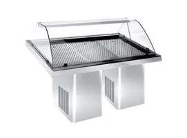 VITRINA ZA RIBU HLAĐENA 190 CM INOX