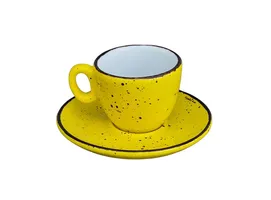 ŠALICA ESPRESSO YELLOW DOTS 6 KOMADA