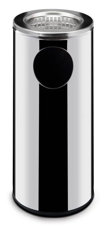 Samostojeća kanta za otpatke s pepeljarom, HENDI, 33L, ⌀240x(H)660mm