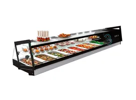 SUSHI VITRINA PULTNA QUBE 180cm
