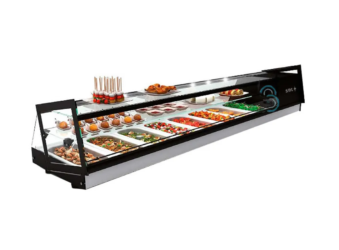 SUSHI VITRINA PULTNA QUBE 180cm