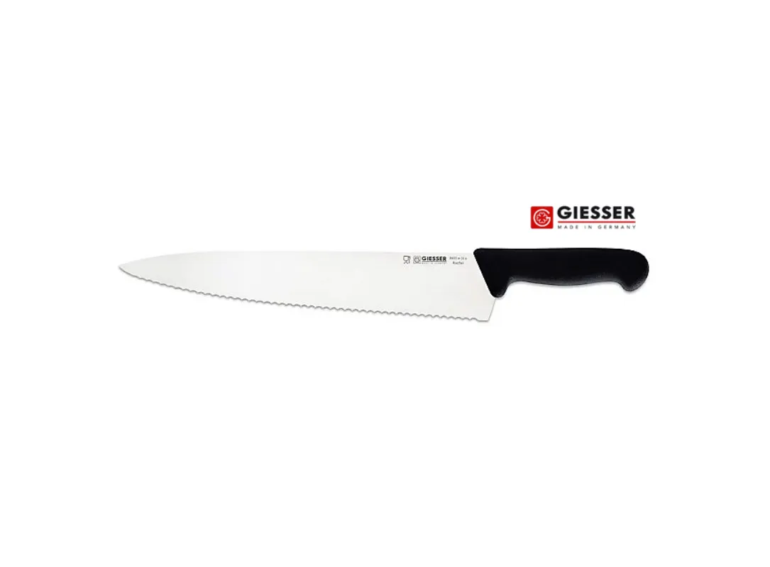 NOŽ GIESSER CHEF 8455 31 CM S NAZUBLJENOM OŠTRICOM