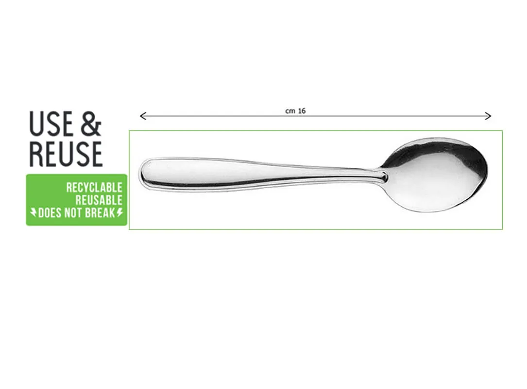 ŽLICA BIORAZGRADIVA INOX USE REUSE 50 KOMADA