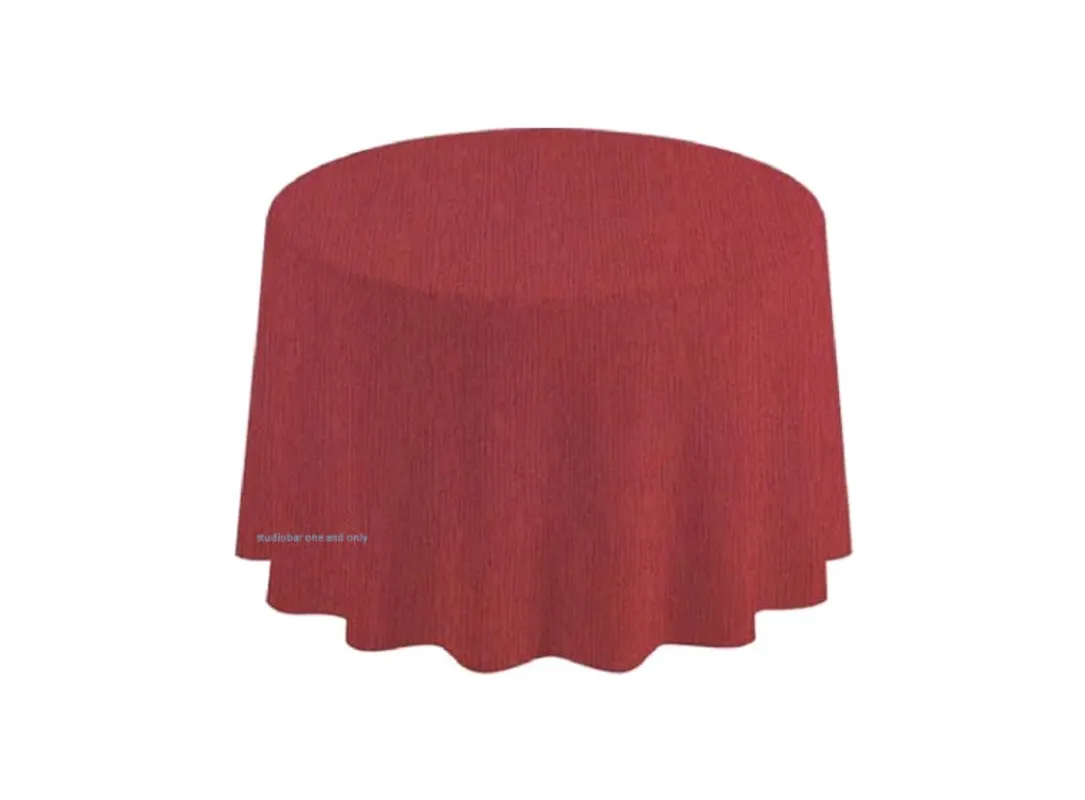 OKRUGLI CATERING STOLNJAK 250 CM BOJA BURGUNDY 5 komada