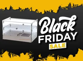 CRNI PETAK DO PONOĆI - VITRINA ZA KROASANE DVOETAŽNA