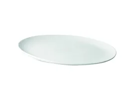 OVAL ZA PLATE 41 X 29 CM PORCULAN BIJELI 4 komada