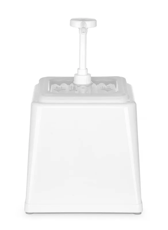 Dozator za umak s pumpicom, HENDI, 2,5L, Bijela, 230x210x(H)327mm