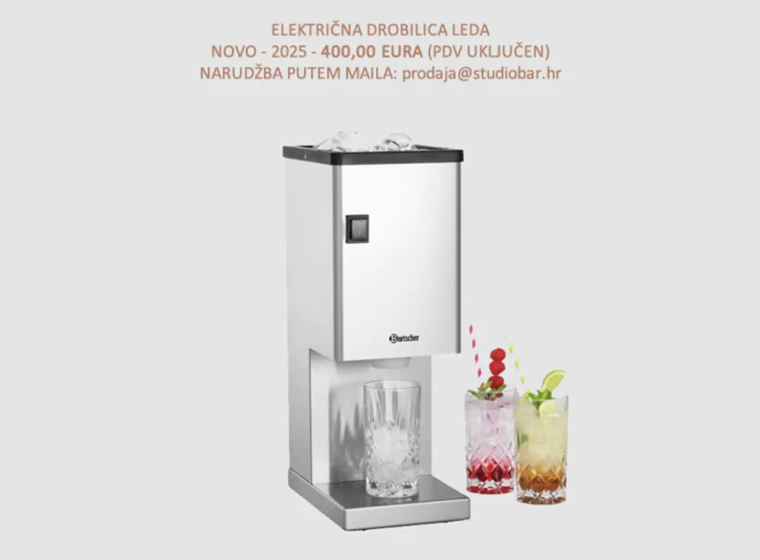 DROBILICA LEDA ZA KOKTELE