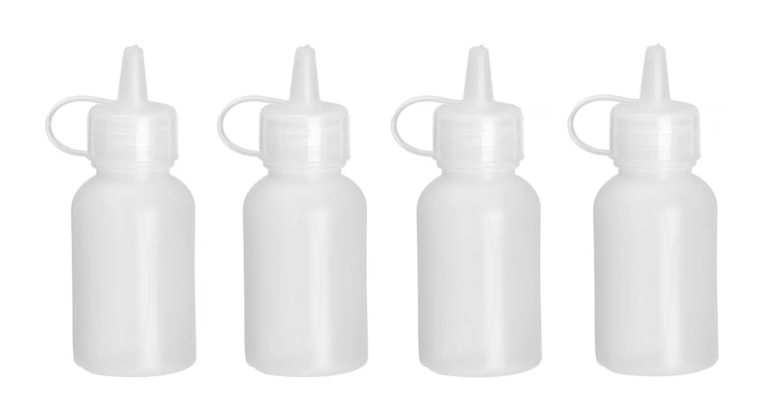 Mini dozator umaka – komplet od 4 kom., HENDI, 0,03L, Prozirno, ⌀30x(H)85mm